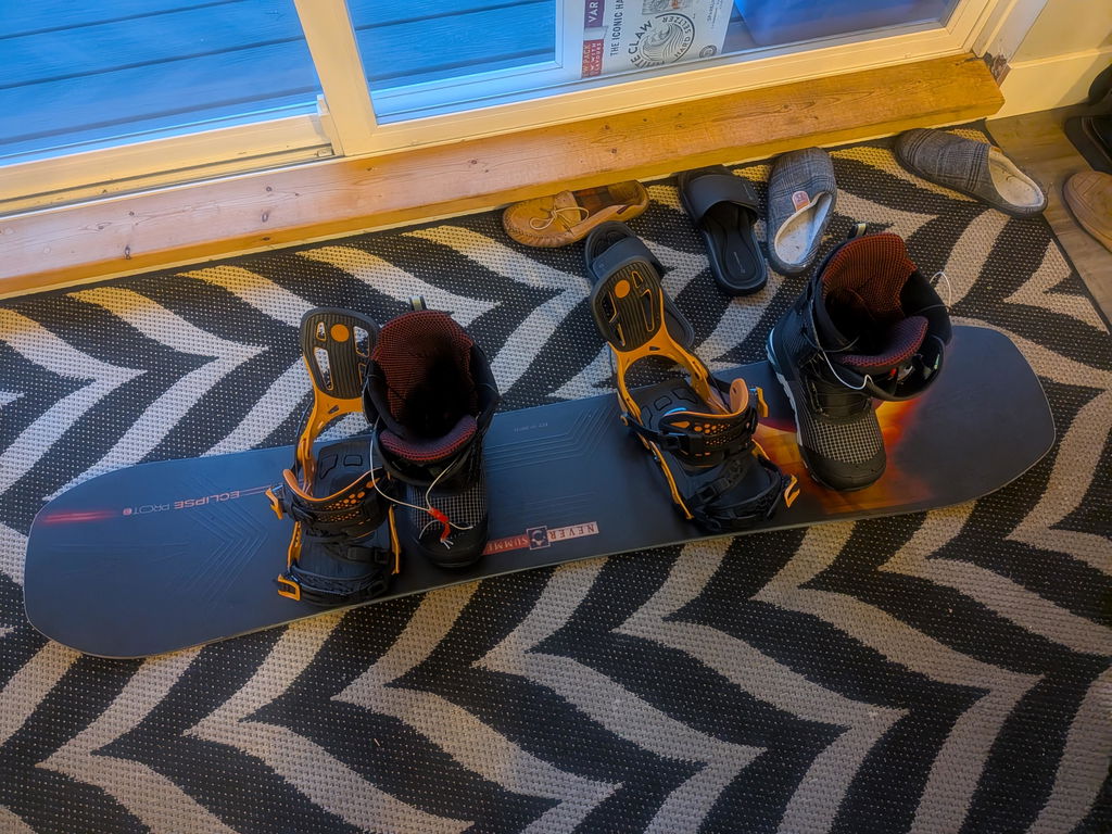 Nidecker Flow NX2 Hybrid fixations snowboard noir M