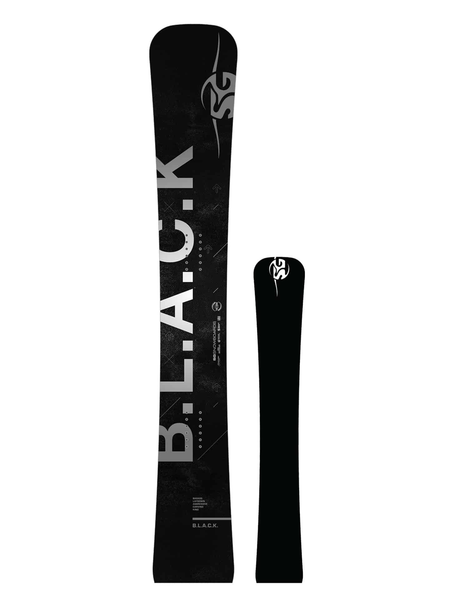 SG B.L.A.C.K. 2025 planche alpine 169 souple freecarve