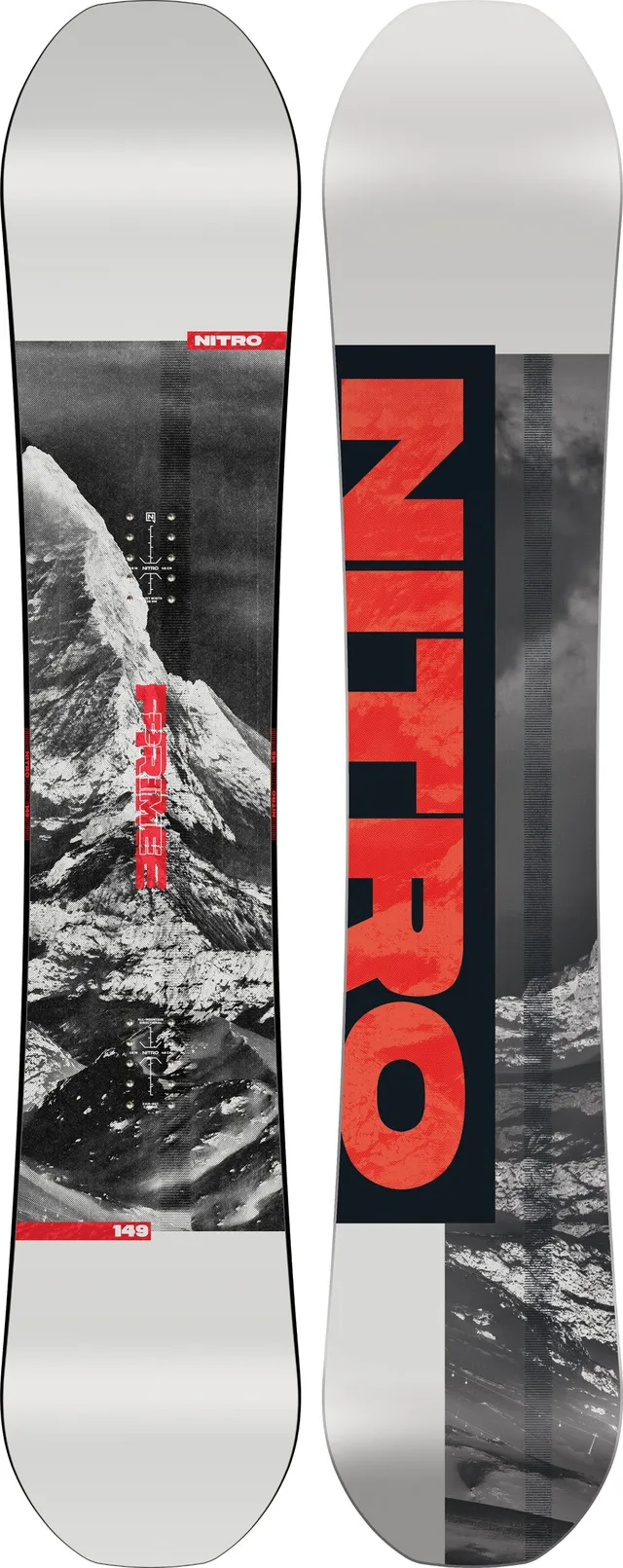 Nitro Prime Raw snowboard homme 1st Choice 155MW all-mountain