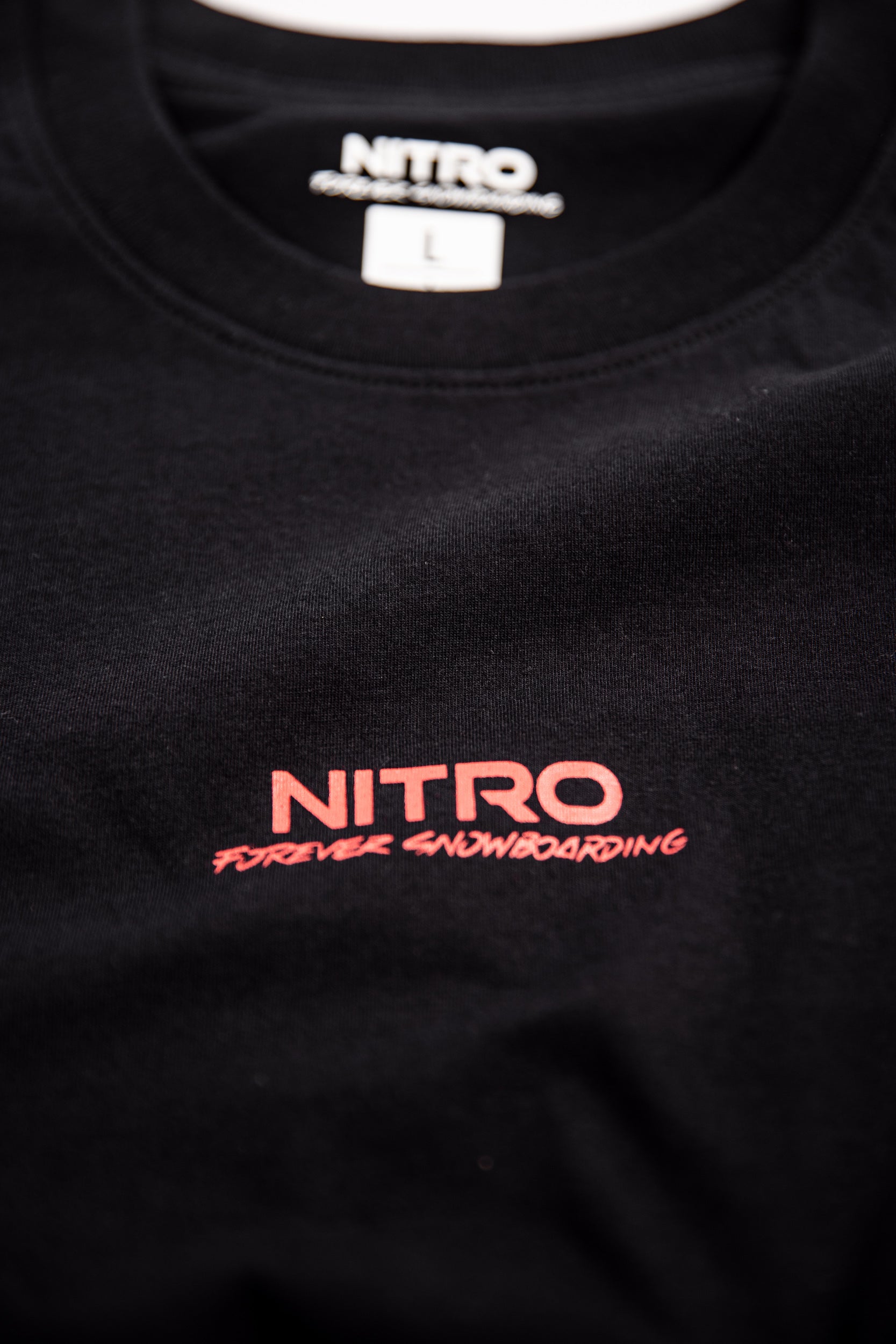 Nitro Logo Shirt t-shirt noir M manches longues