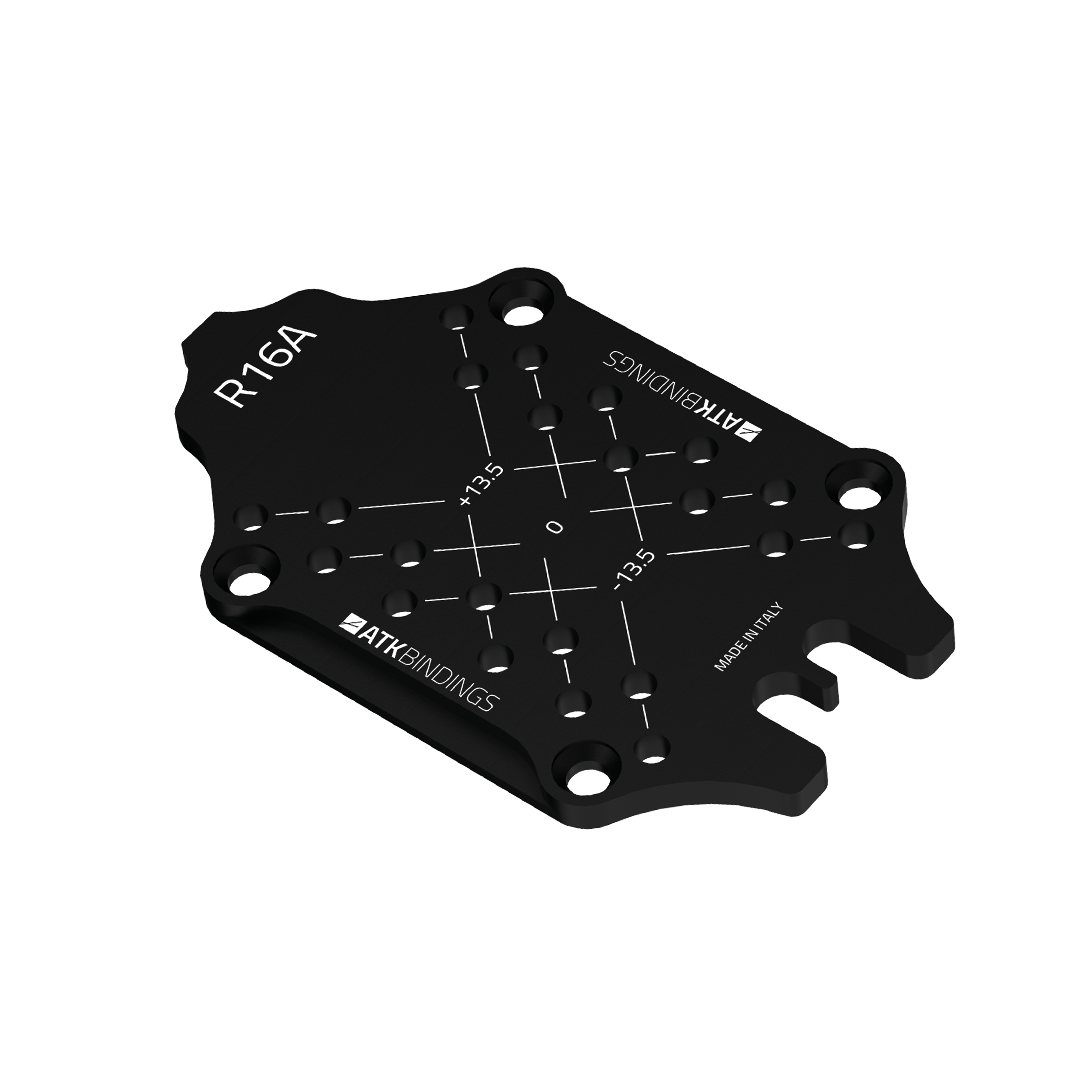 ATK R16A Free Touring plaque butée ski rando noire 27 mm