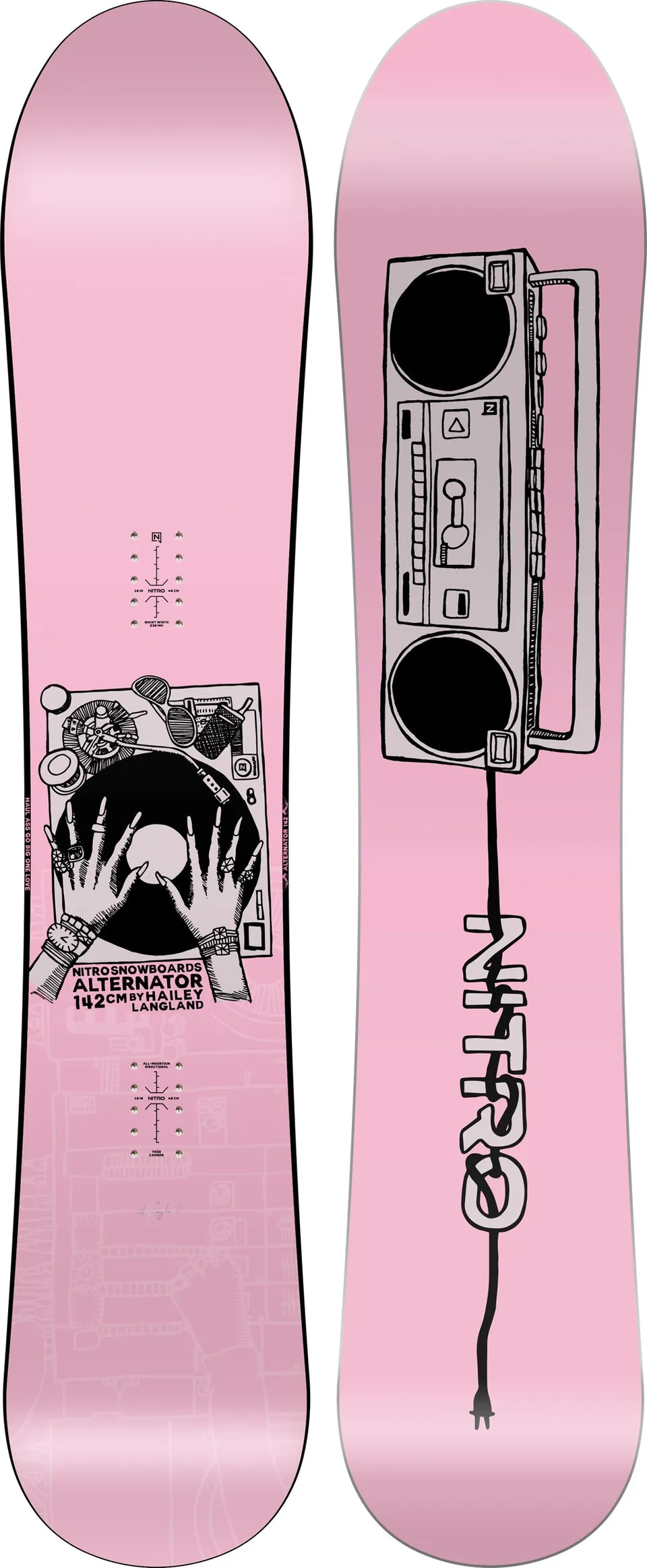 Nitro Alternator x Hailey Snowboard Femme 152 All-Mountain