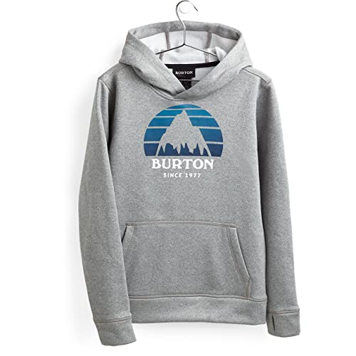 Burton Oak sweat enfant capuche 140 gris polaire