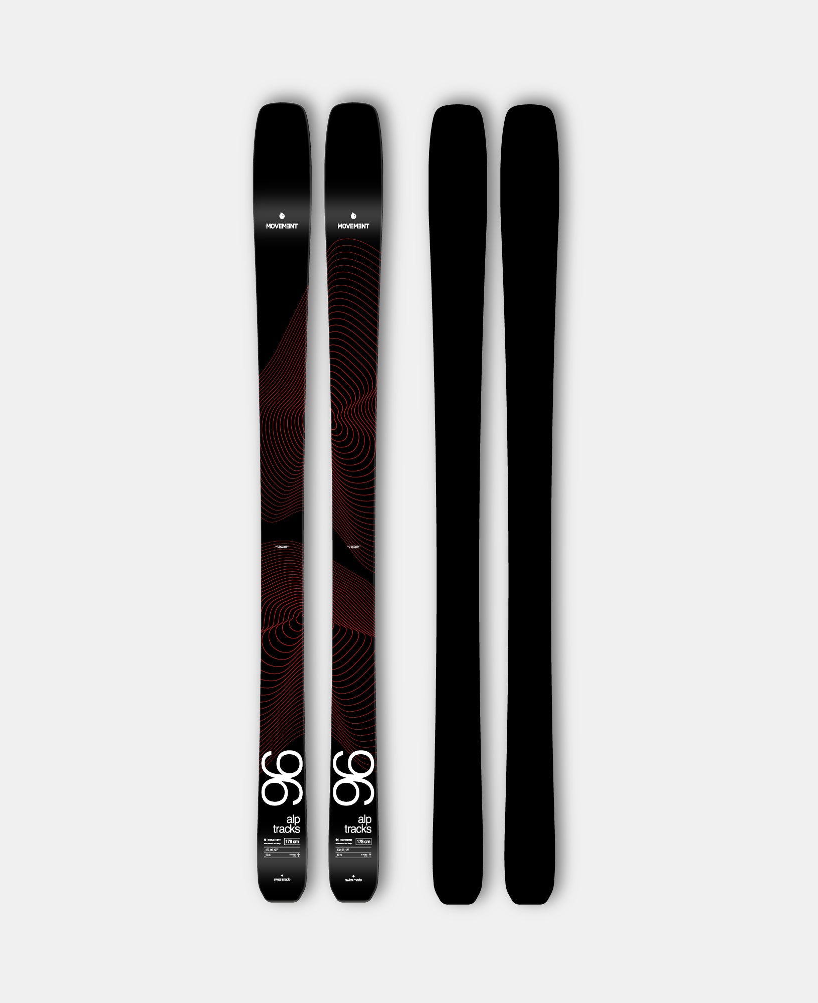 Movement Alp Tracks 96 Ski de rando 178 cm carbone