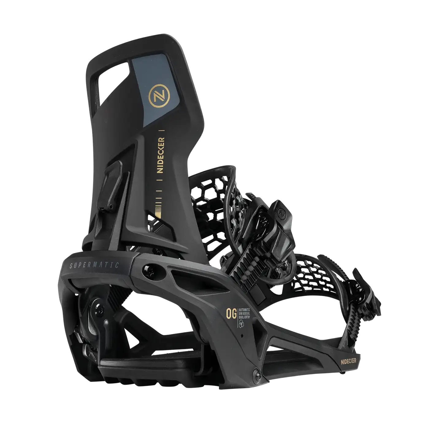 Nidecker OG Supermatic fixations snowboard step-in noir