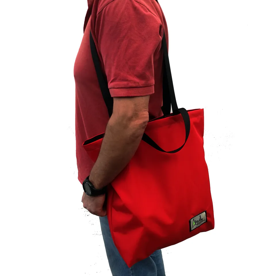 Aiguille Shopping sac courses cabas toile 40 cm résistant