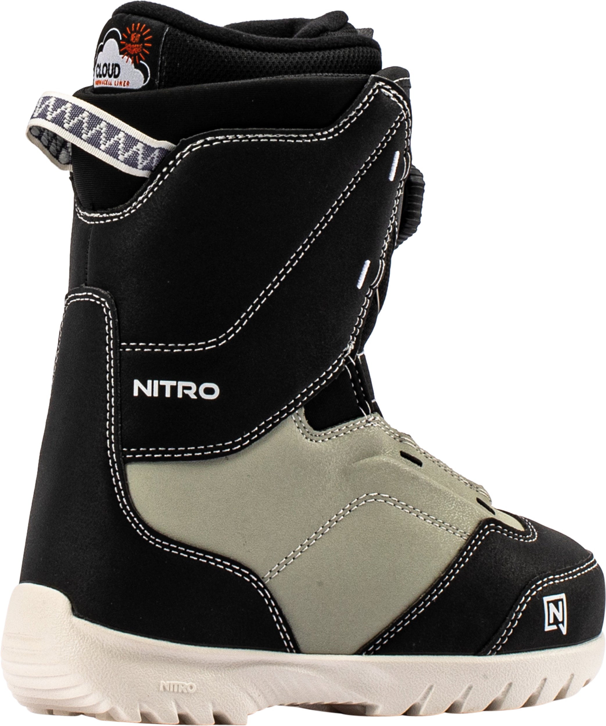 Nitro Droid BOA boots enfant Black-Sand 230