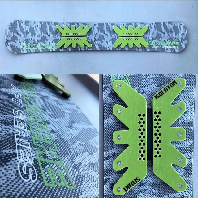 Virus Isolator plaque snowboard fibre verre 2026