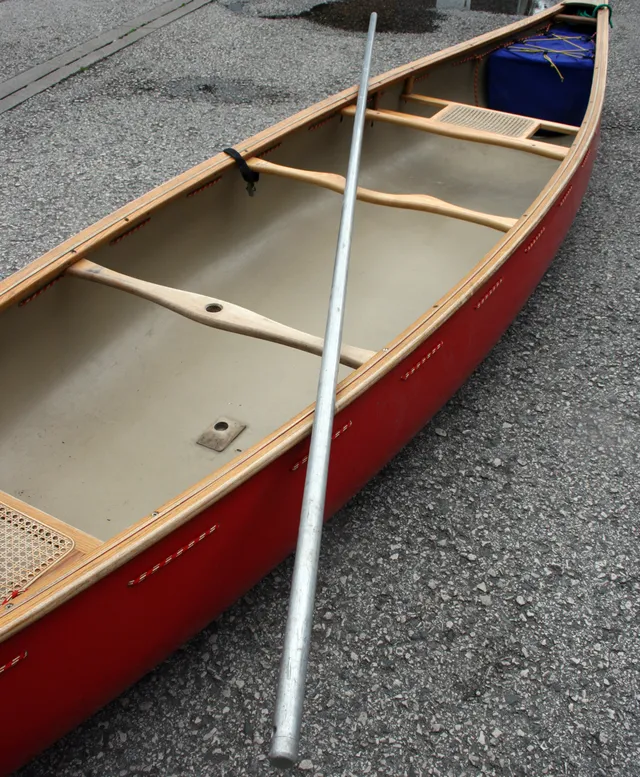 Snowsled Watersport perche canoë alu 3,32m embouts percés