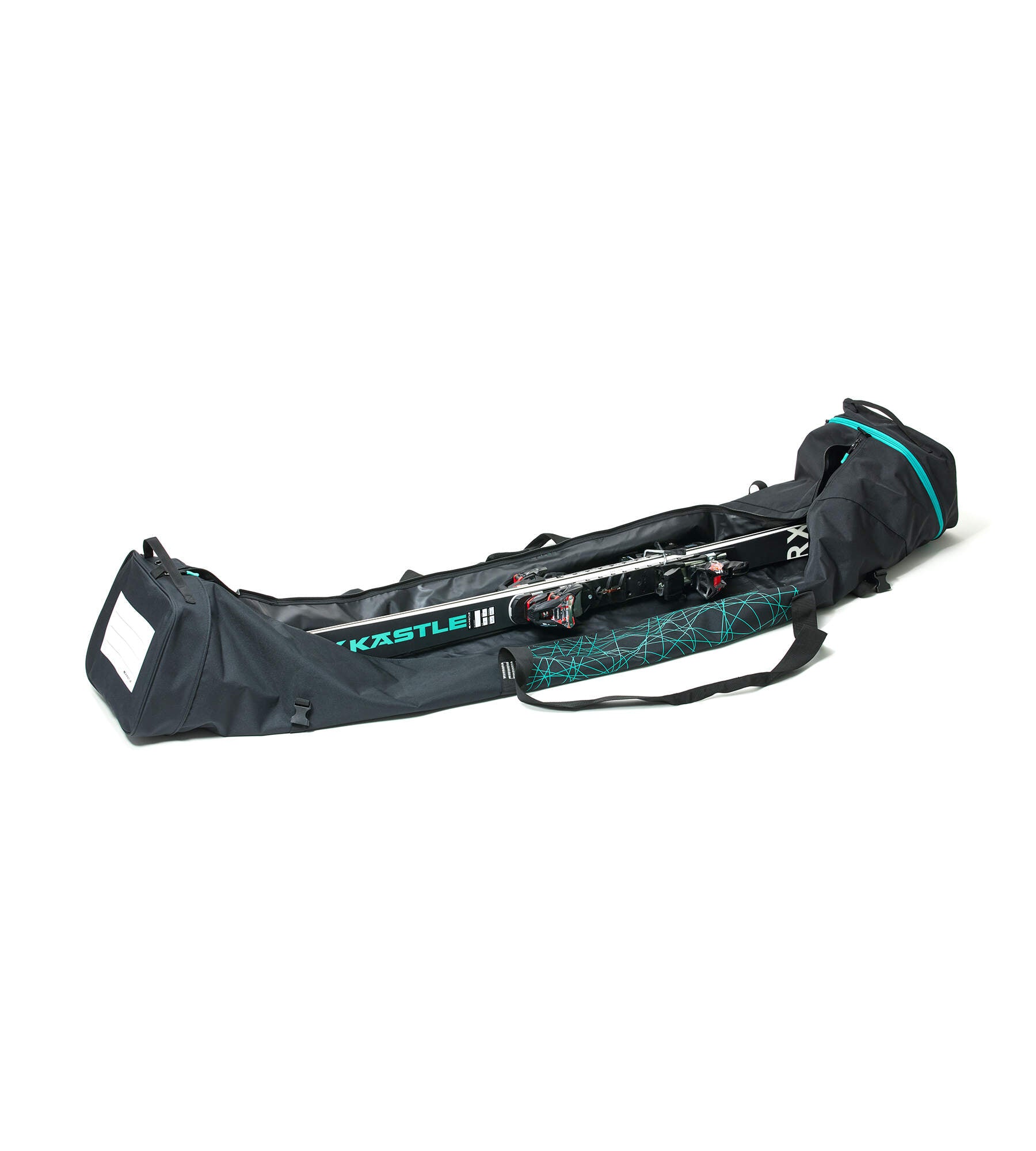 Kastle Triple Skibag housse ski 3 paires Black-Mint