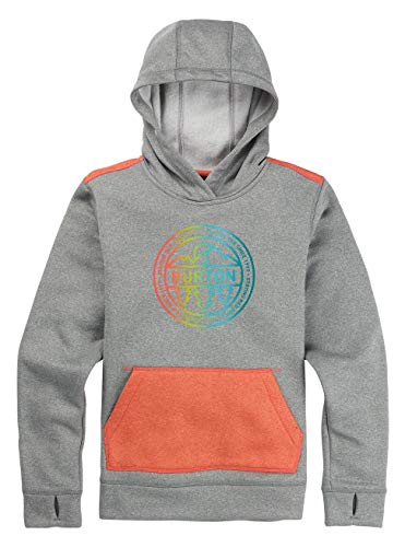 Burton Oak sweat enfant capuche 140 gris polaire