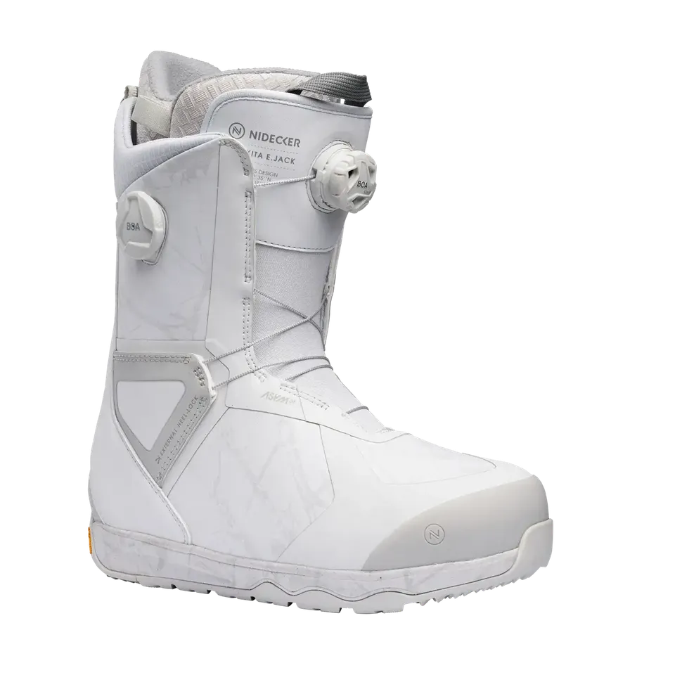 Nidecker Kita Men 2026 boots snowboard homme Black double BOA