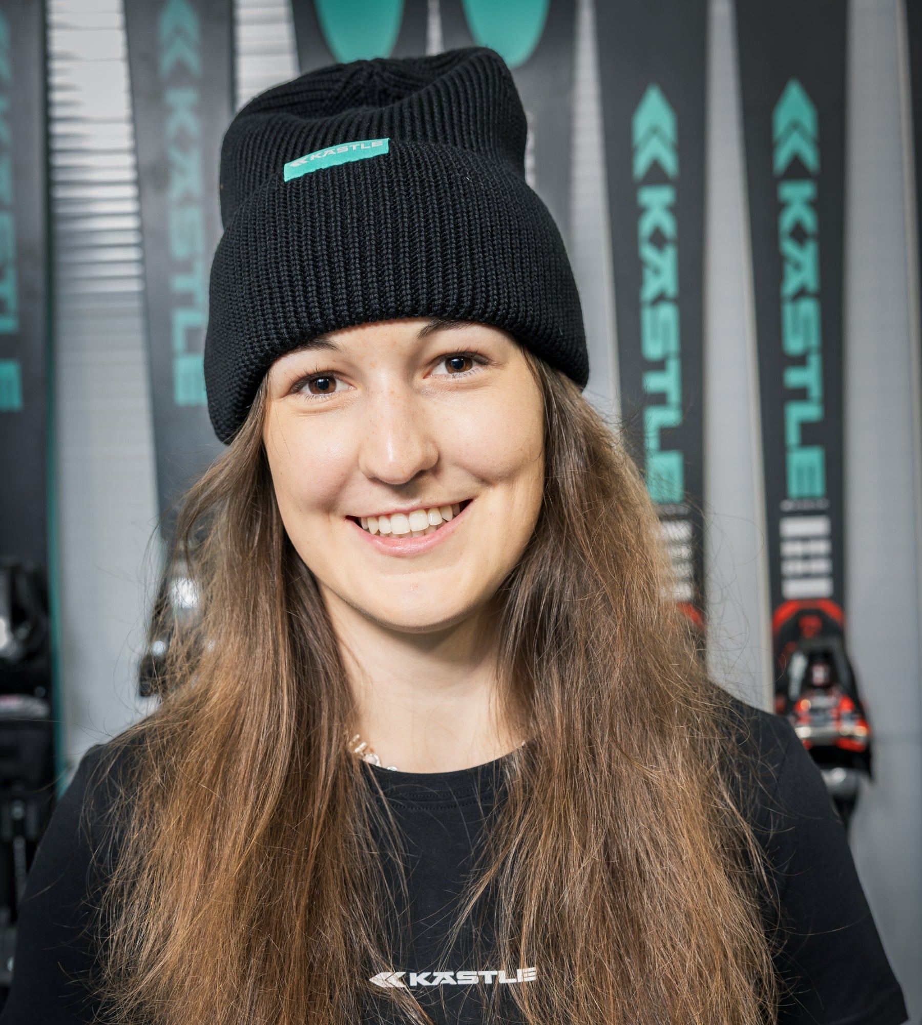 Kästle Rib Beanie bonnet ski noir 50% laine