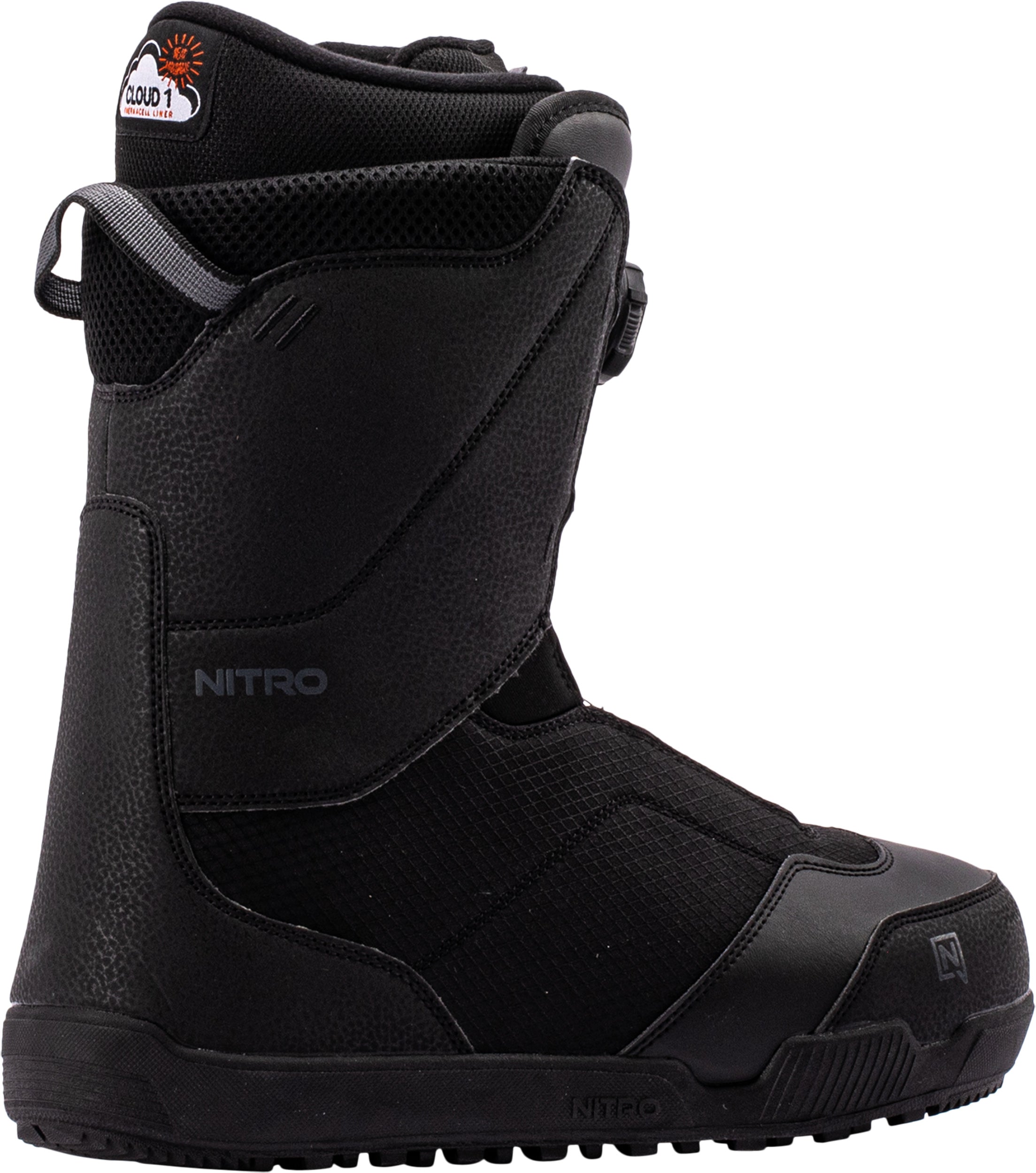 Nitro Tangent BOA boots homme Black 270 légères