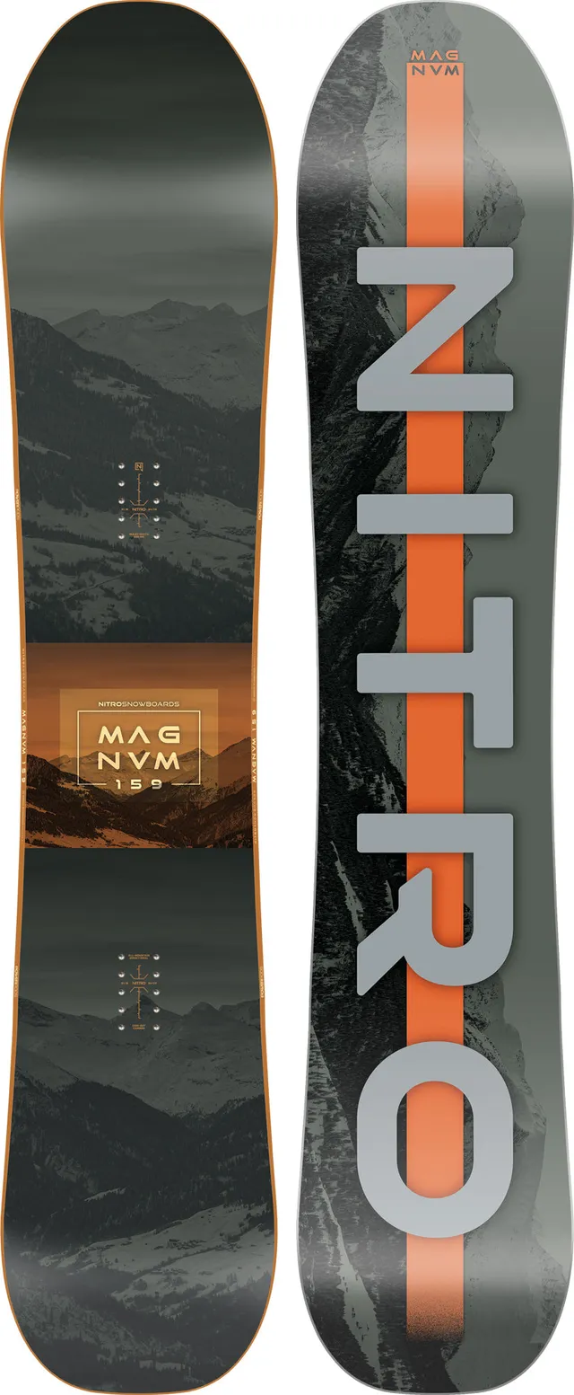 Nitro Magnum snowboard 163w all mountain poudreuse