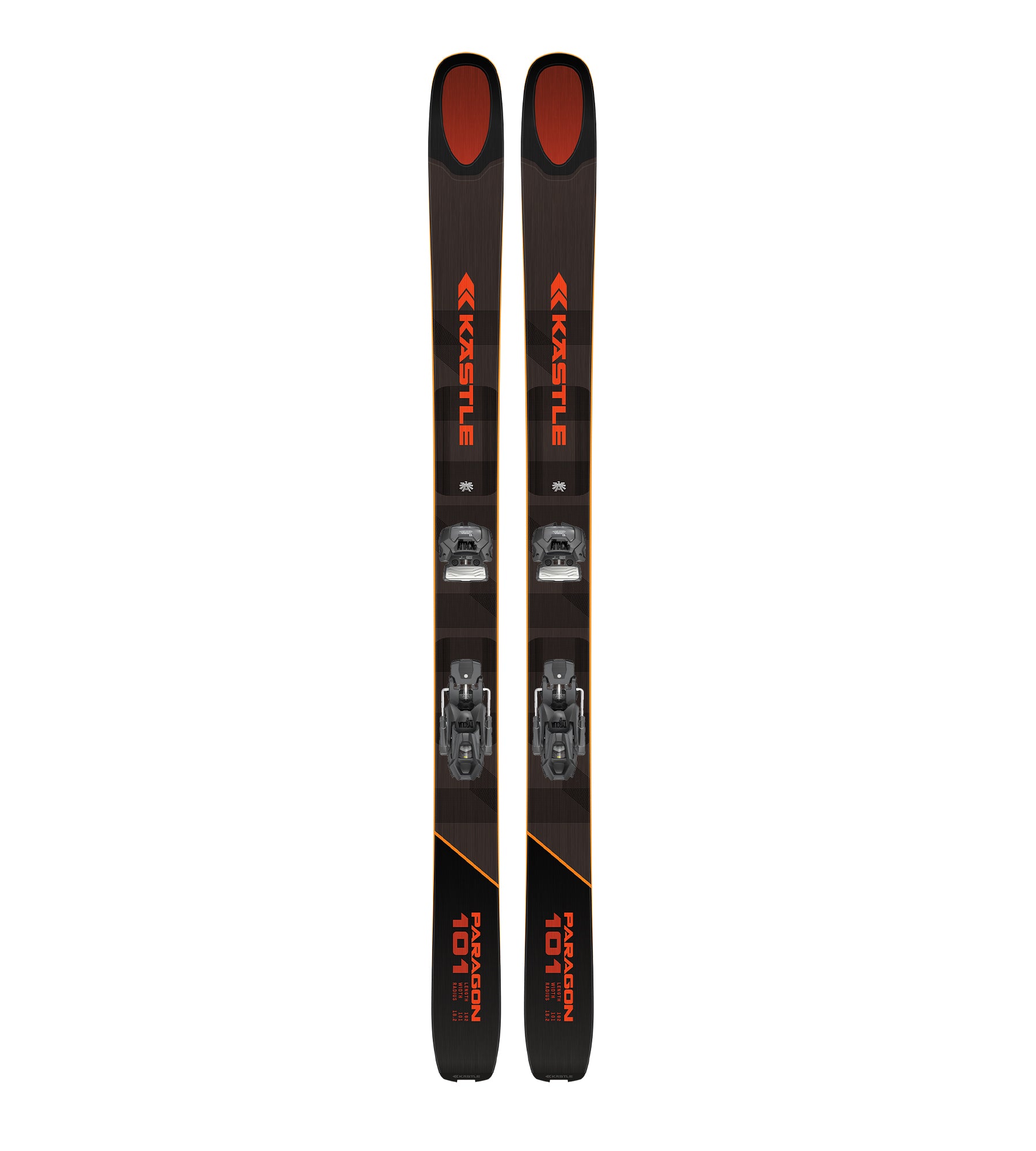 Kastle Paragon 101 ski freeride 182 cm double rocker titanal