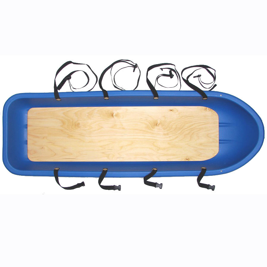 Snowsled Polar Trail Pulk Shell pulka bleue 146cm 50kg