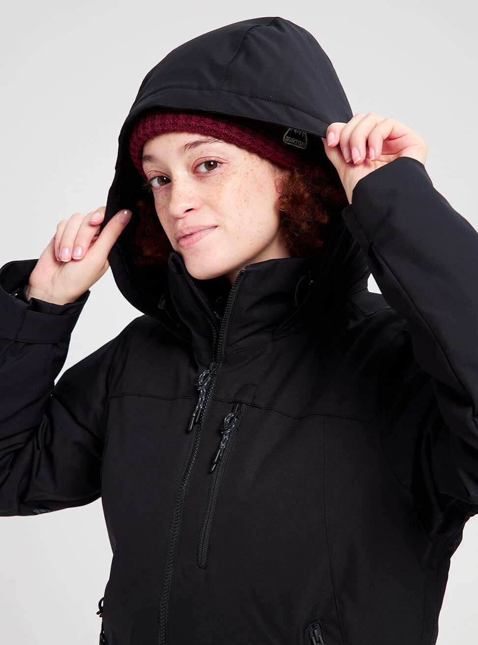 Burton Lelah veste snowboard femme noire isolée