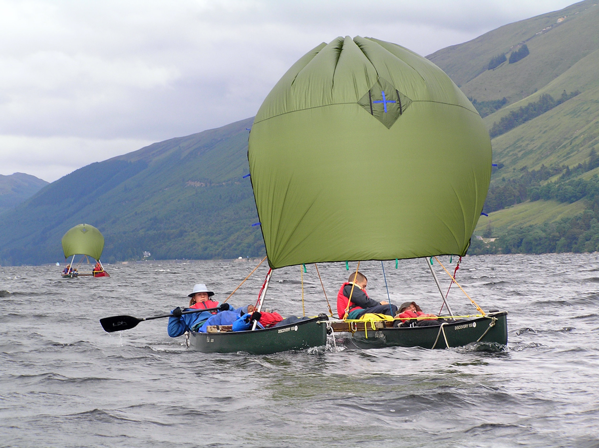 Snowsled Watersport Open Canoe Cat Rig kit voile canoë