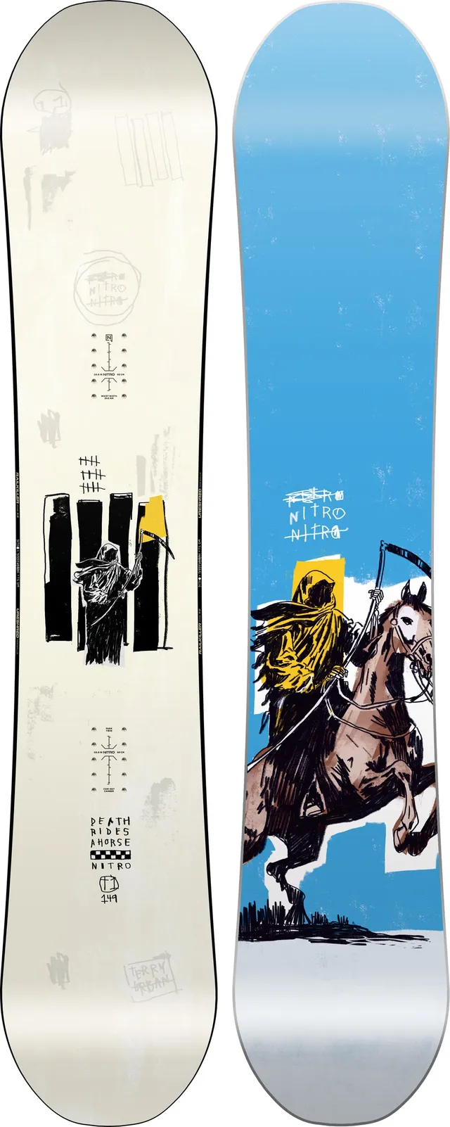 Nitro T1 snowboard park 155 freestyle homme