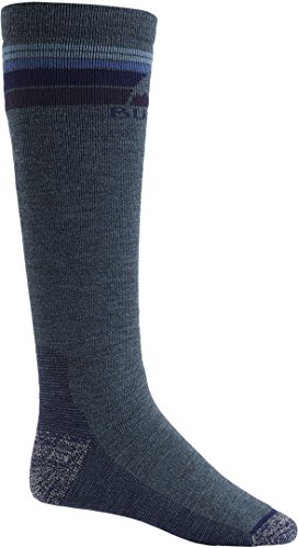 Burton Emblem Midweight chaussettes snowboard homme M gris
