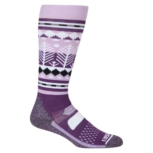 Burton Performance Midweight chaussettes snowboard femme M Snowy Pines laine